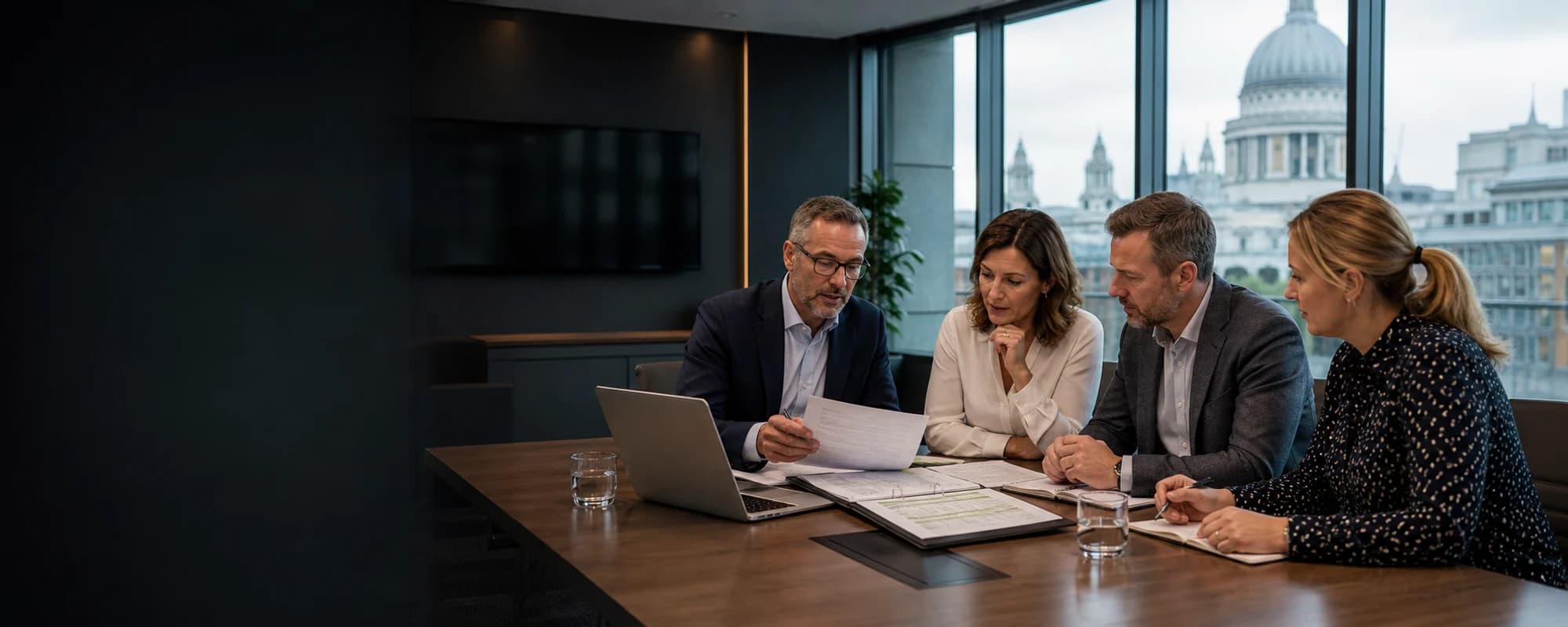 Certification professionals reviewing ISO audit evidence