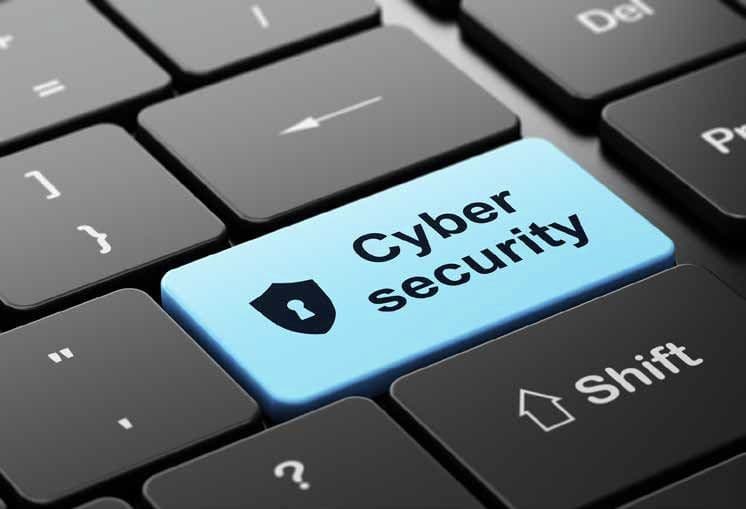 Cyber security keyboard representing information security auditing